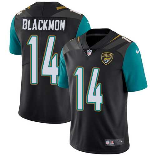 Nike Jacksonville Jaguars #14 Justin Blackmon Black Alternate NFL Vapor Untouchable Limited Jersey,We sell and wholesale Nike Jacksonville Jaguars #14 Justin Blackmon Black Alternate NFL Vapor Untouchable Limited Jersey on line form chian!